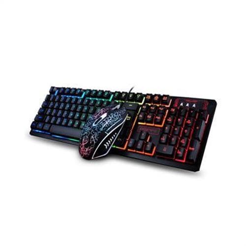 Tactus Gaming Backlit Keyboard and Mouse - Black | In Stock
