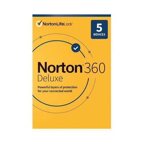 Norton 360 Deluxe ESD 1 User/5 Device 12 Month | In Stock