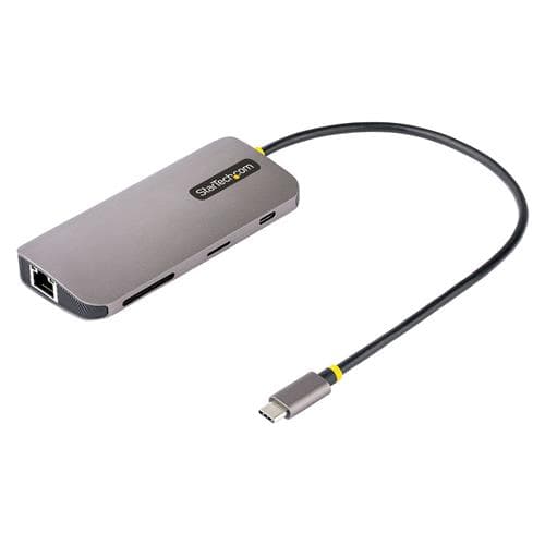 StarTech.com USB C Multiport Adapter 4K 60Hz HDMI Video, 3 Pt 5Gbps
