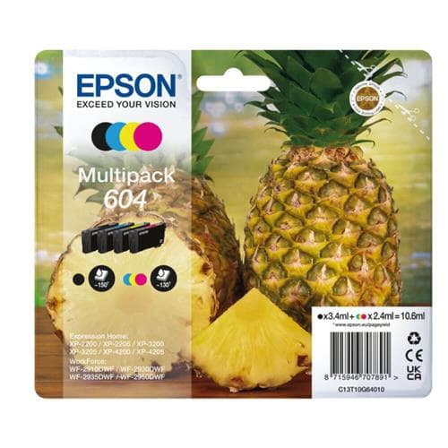 Epson 604 ink cartridge 4 pc(s) Compatible Standard Yield Black, Cyan,