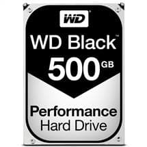 Black | Western Digital Black. HDD size: 3.5", HDD capacity: 500 GB, HDD