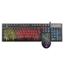 Gaming Keyboard | Marvo KM409-UK keyboard Mouse included USB QWERTY UK English Black