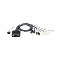 DisplayPort KVM | Aten 2-Port USB DisPlayPort Cable KVM Switch | Quzo