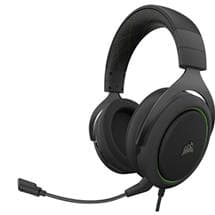Gaming Headset PS4 | Corsair HS50 PRO STEREO Headset Wired Head-band Gaming Black, Green