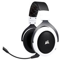 Gaming Headset PC | Corsair HS70 Headset Head-band Black, White | Quzo