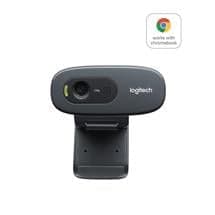 Webcam | Logitech C270 HD Webcam, 3 MP, 1280 x 720 pixels, 30 fps, 720p, 55°,