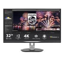 4k Monitors | Philips P Line LCD monitor with USB-C Dock 328P6VUBREB/00