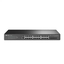 TP-Link Network Switches | TPLink JetStream 24Port Gigabit L2+ Managed Switch with 4 10GE SFP+