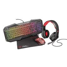 Gaming Keyboard | Trust GXT 788RW keyboard Mouse included Black | In Stock