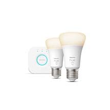 Philips Hue Starter kit: 2 E27 smart bulbs (1100) | Philips Hue White Starter kit: 2 E27 smart bulbs (1100)