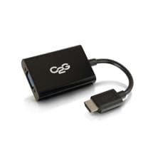 80501 | C2G 80501 video cable adapter 0.2 m HDMI VGA (D-Sub) Black
