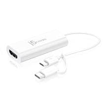 J5CREATE Graphics Adapters | j5create JUA165C Android™ USB™ to HDMI™ Display Adapter, White