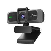 J5CREATE Web Cameras | j5create JVU430 USB 4K Ultra HD Webcam, 3840 x 2160 Video Capture