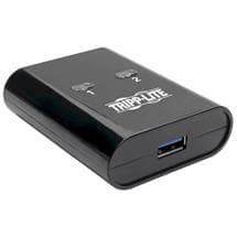 Eaton Interface Hubs | Tripp Lite U359002 2Port USB 3.0 Peripheral Sharing Switch