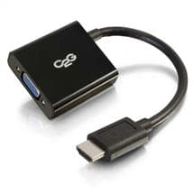 80500 | C2G 80500 video cable adapter 0.2 m HDMI VGA (D-Sub) Black