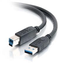 C2G - LegrandAV Cables | C2G 1m USB 3.0 USB cable USB A USB B Black | In Stock