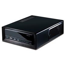 Antec ISK 300-150. Form factor: Cube, Type: PC, Product colour: Black. Power supply: 150 W. Side fans installed: 1x 80 mm, Side fans diameters supported: 80 mm. Supported HDD sizes: 2.5