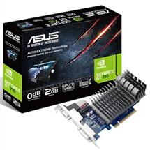 ASUS 710-2-SL, GeForce GT 710, 2 GB, GDDR3, 64 bit, 2560 x 1600 pixels, PCI Express 2.0