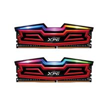 XPG SPECTRIX D40. Component for: PC/server, Internal memory: 16 GB, Memory layout (modules x size): 2 x 8 GB, Internal memory type: DDR4, Memory clock speed: 2400 MHz, Memory form factor: 288-pin DIMM, CAS latency: 16, Product colour: Red