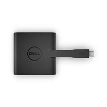 Dell Cables | DELL USB-C - HDMI / VGA / Ethernet / USB 3.0, Black