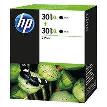 HP 301XL 2-pack High Yield Black Original Ink Cartridges