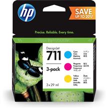 HP 711 3-pack 29-ml Cyan/Magenta/Yellow DesignJet Ink Cartridges