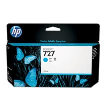 HP 727 130ml Cyan DesignJet Ink Cartridge. Black ink type: Dyebased