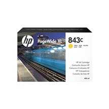 HP 843C 400ml Yellow PageWide XL Ink Cartridge. Colour ink type: