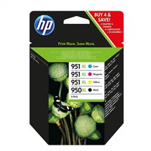 HP 950XL High Yield Black/951XL High Yield Cyan/Magenta/Yellow 4-pack Original Ink Cartridges | HP 950XL High Yield Black/951XL High Yield Cyan/Magenta/Yellow 4pack