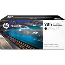 HP 981Y | HP 981Y Extra High Yield Black Original PageWide Cartridge. Cartridge