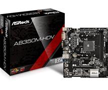 Asrock AB350M-HDV Socket AM4 Micro ATX AMD B350 | Quzo UK