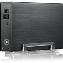 Evo EU35fs 3.5" Sata Usb 2.0 Slim External Hard Drive Enclosure Black