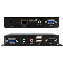 StarTech.com USB VGA KVM Console Extender w/ Serial & Audio Over Cat5