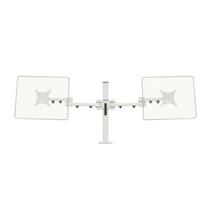 Stream dual desk mount for screens up to 24" diagonal max weight