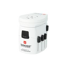 Skross  | Skross PRO – World & USB Universal Universal White power plug adapter