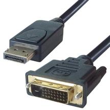 2M Elite Display Port to DVI Connector Cable Male to Male (Black) Gold