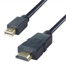 2M Elite Mini DisplayPort to HDMI Connector Cable Male to Male (Black)