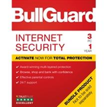 Bullguard Internet Security 2019 1Year/3PC Windows Only Single Soft