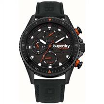 Superdry Men"s Superdry Steel Black Ion Plated Watch - SYG220BB