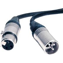 10m 3 Pole XLR Male to XLR Female Cable | Quzo UK