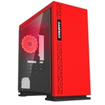 Game Max Expedition Red Micro Tower 1 x USB 3.0 / 2 x USB 2.0 Side
