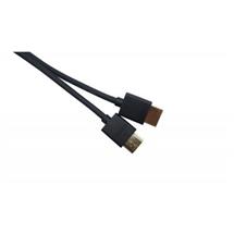 3m Slim HDMI High Speed w Ethernet cable - Black | Quzo UK