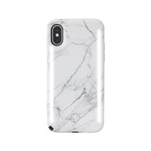 LuMee DUO iPhone X White Marble | Quzo UK