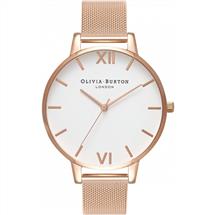 Olivia Burton Ladies" Big Dial Rose Gold Plated Watch - OB15BD79