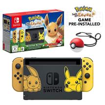 Bundle: Nintendo Switch Console (Limited Edition) with Pokemon: Lets