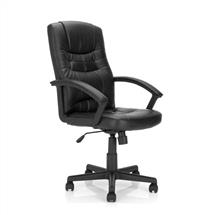 Nautilus Designs Darwin High Back Leather Effect Executive Office