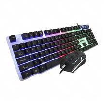 Jedel GK100 RGB Gaming Desktop Kit, Backlit Membrane RGB Keyboard &