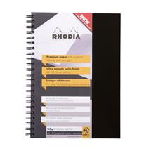Rhodia A4 Wirebound Hard Cover Notebook Ruled 160 Pages (Pack 3)