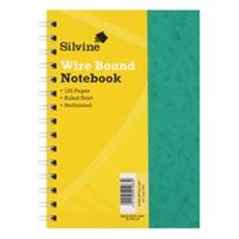Silvine Luxpad A5 Wirebound Pressboard Cover Notebook Ruled 200 Pages