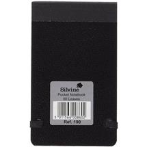 Silvine 78x127mm Casebound Hard Cover Elasticated Pocket Notebook